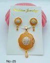 Designer Matte Gold Pandal Butti Set 2 Catalog
